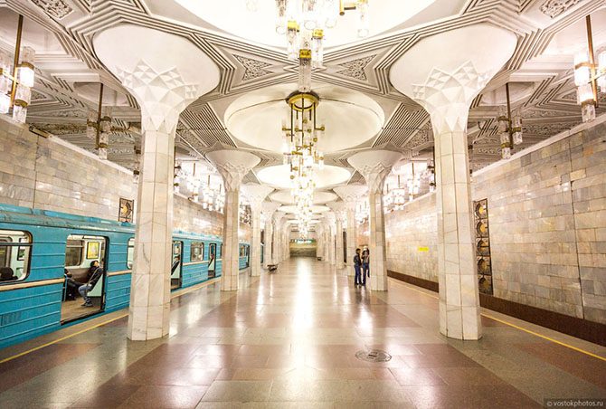 Удивительный метрополитен в Ташкенте