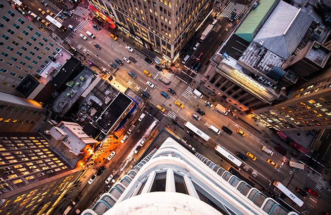 Впечатляющие виды Нью-Йорка с высоты небоскребов