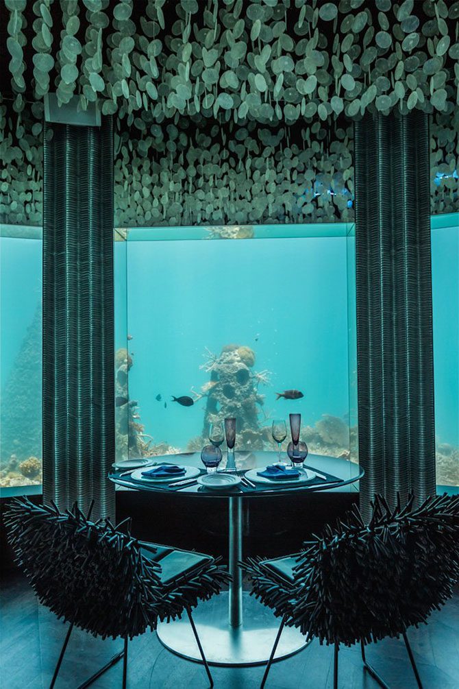 Невероятно красивый подводный ресторан