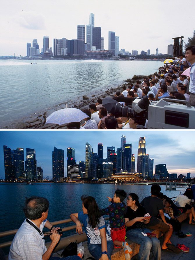 Сингапур тогда и сейчас
