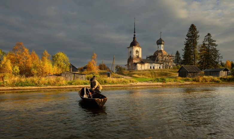 Архангельская область деревня глубинка Северная