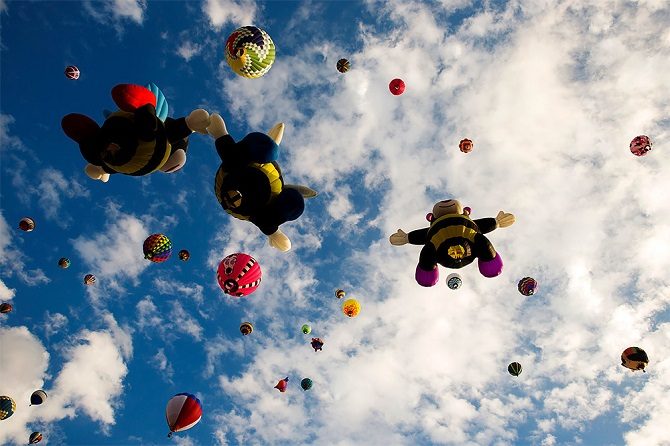 Улетающая красота: фестиваль воздушных шаров
