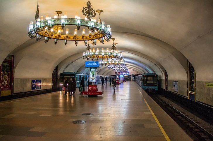 Редкостная красота метро в Ташкенте