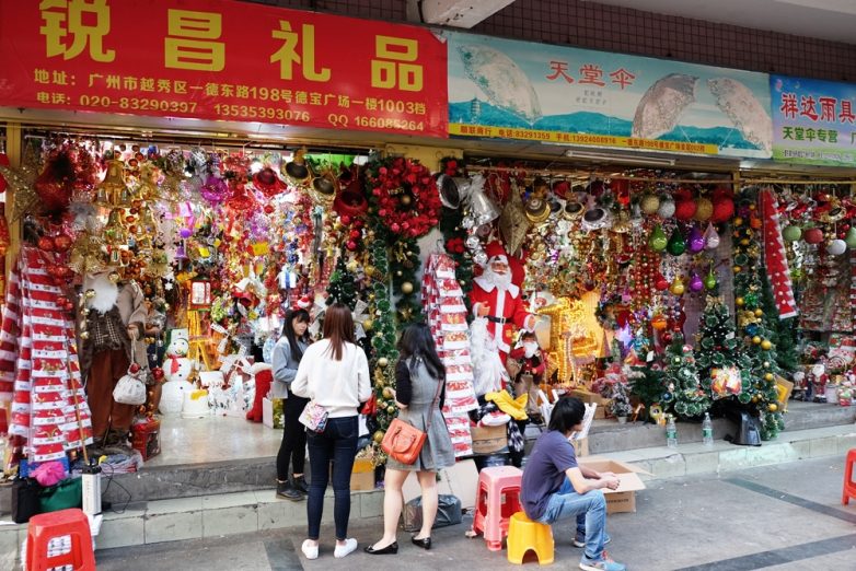 Рождественский фоторепортаж о Гуанчжоу кафедральном