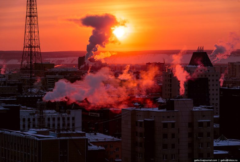 Один из самых холодных городов России