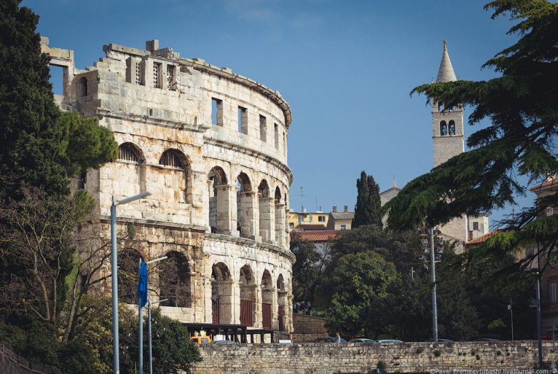 Хорватия: древний амфитеатр