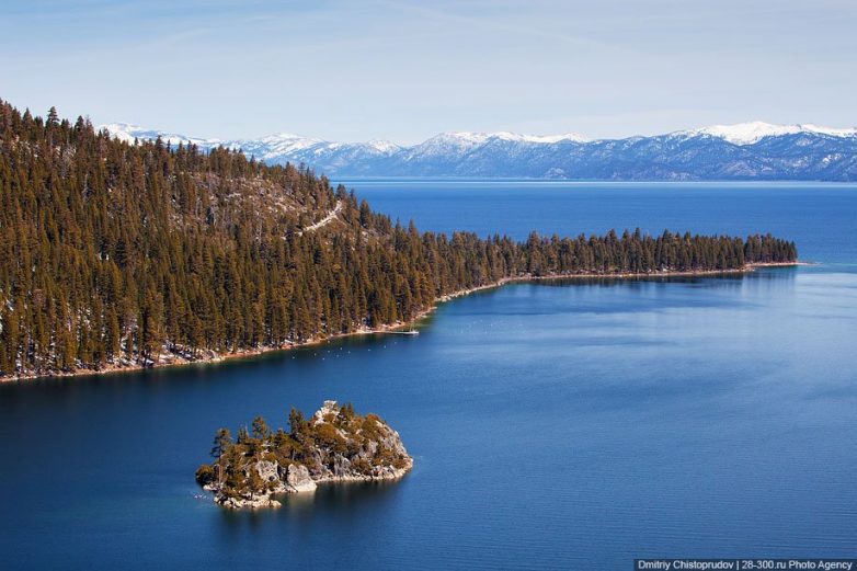 Озеро Тахо: красивое, горное, глубоков