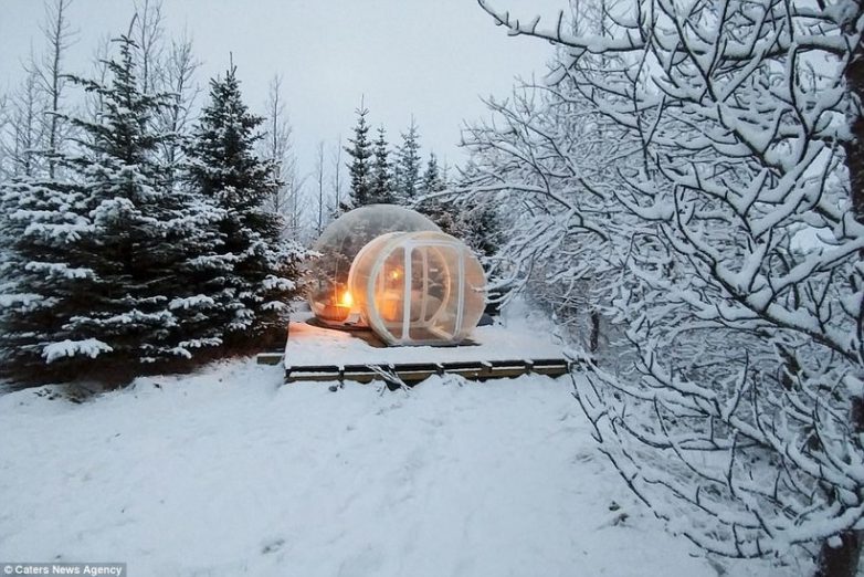 С милым рай... в пузыре? В Исландии открылся уникальный отель-пузырь