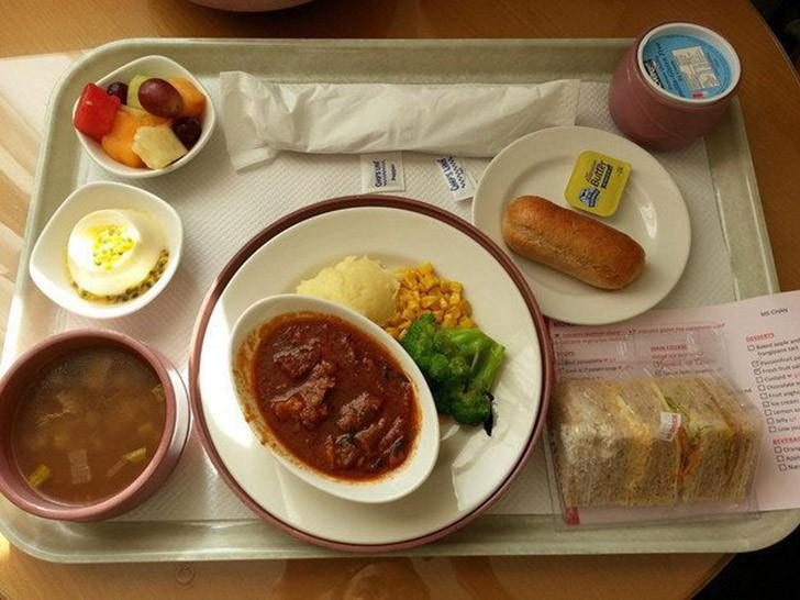 Что дают на обед в больницах разных стран