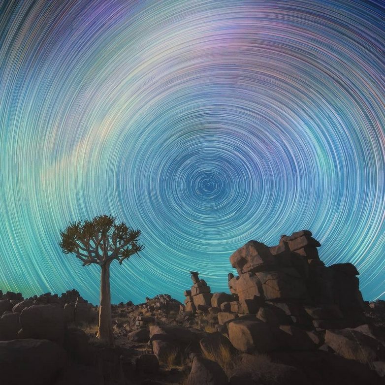 Инопланетное зрелище: звёздное небо над пустыней Намиб