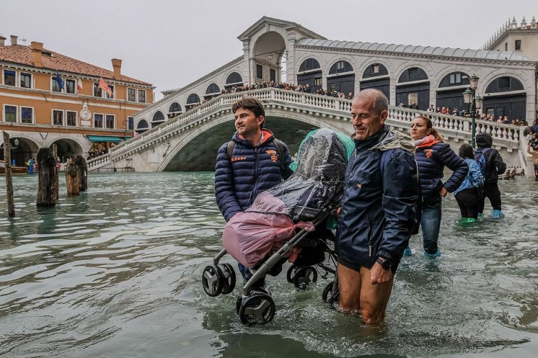 Венеция после наводнения
