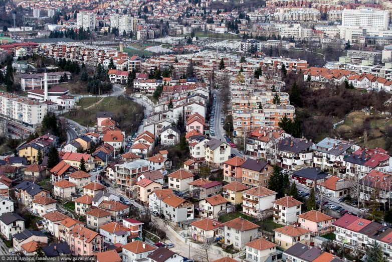 Сараево: вид сверху