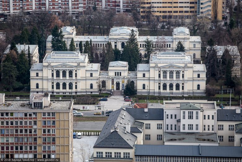 Сараево: вид сверху