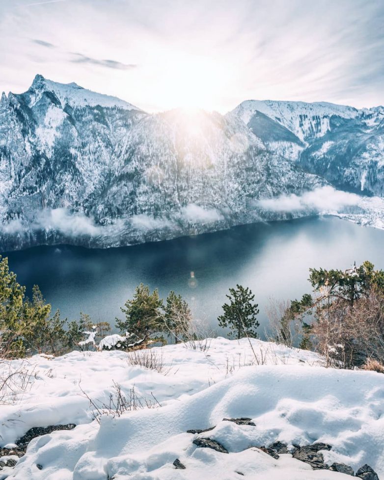 Сказочная зимняя Австрия на фото