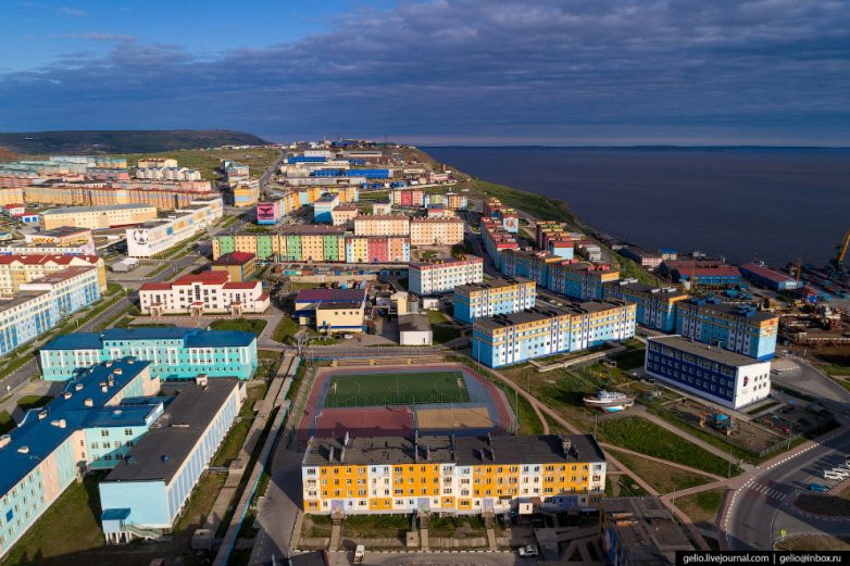 Самый восточный город России — с высоты птичьего полёта