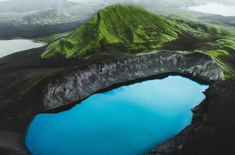Как выглядит Исландия с высоты птичьего полёта