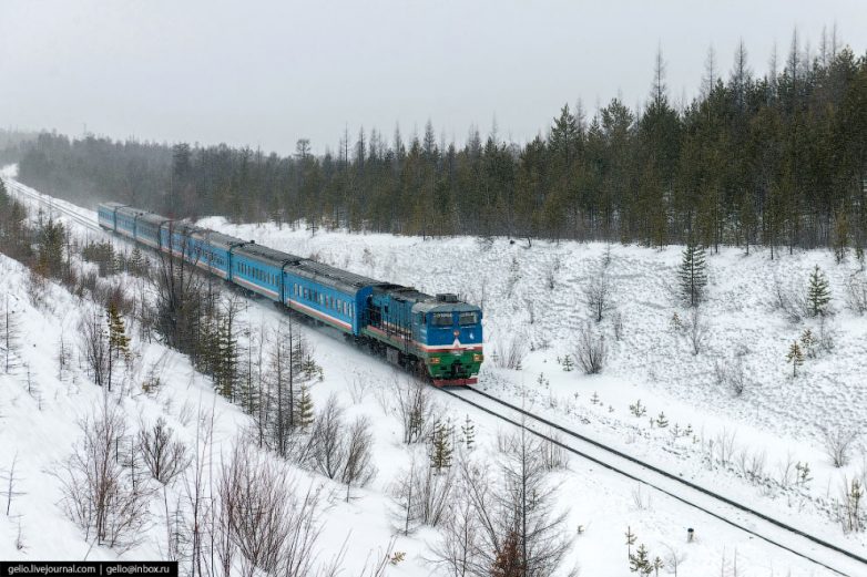 Стрелой горящей поезд режет темноту: железные дороги Якутии