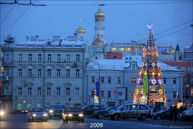 Москва-2009 vs. Москва-2019