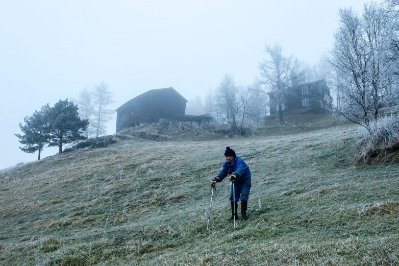 Фоторепортаж о жизни одинокого норвежского фермера