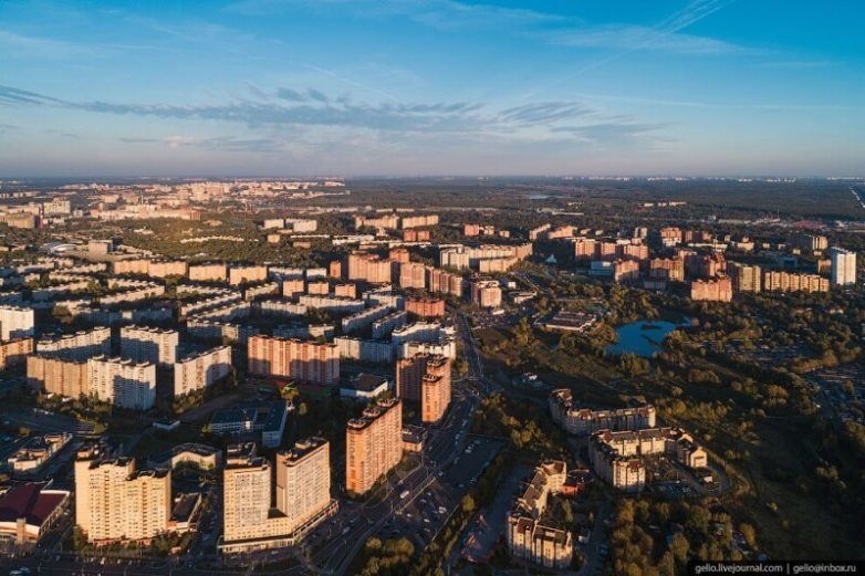 В сердце России: головокружительное Подмосковье с высоты птичьего полёта