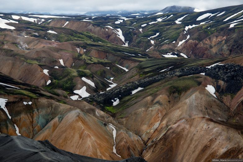 Марсианская Исландия: путешествие к долине Landmannalaugar