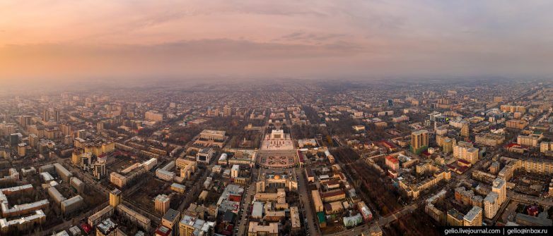 Пролетая над Бишкеком