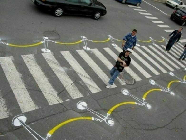 Самые нестандартные пешеходные переходы в мире, которые больше напоминают произведения искусства