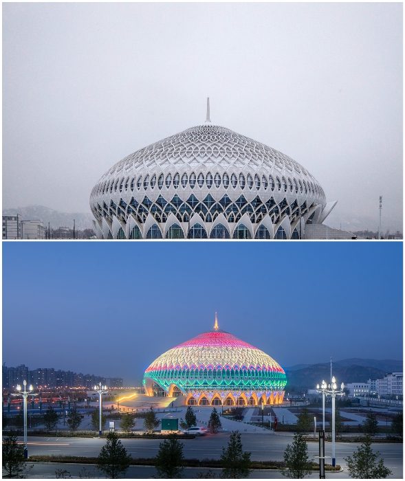 В китайском Линься появилось здание небесной красоты