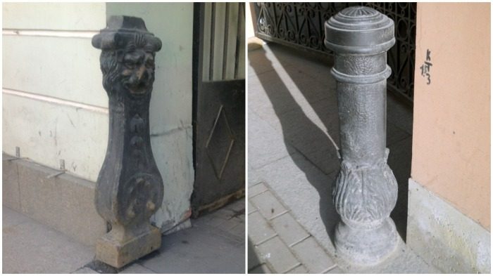 Наследие старины: зачем нужны столбики, установленные возле арочных проездов в Санкт-Петербурге?
