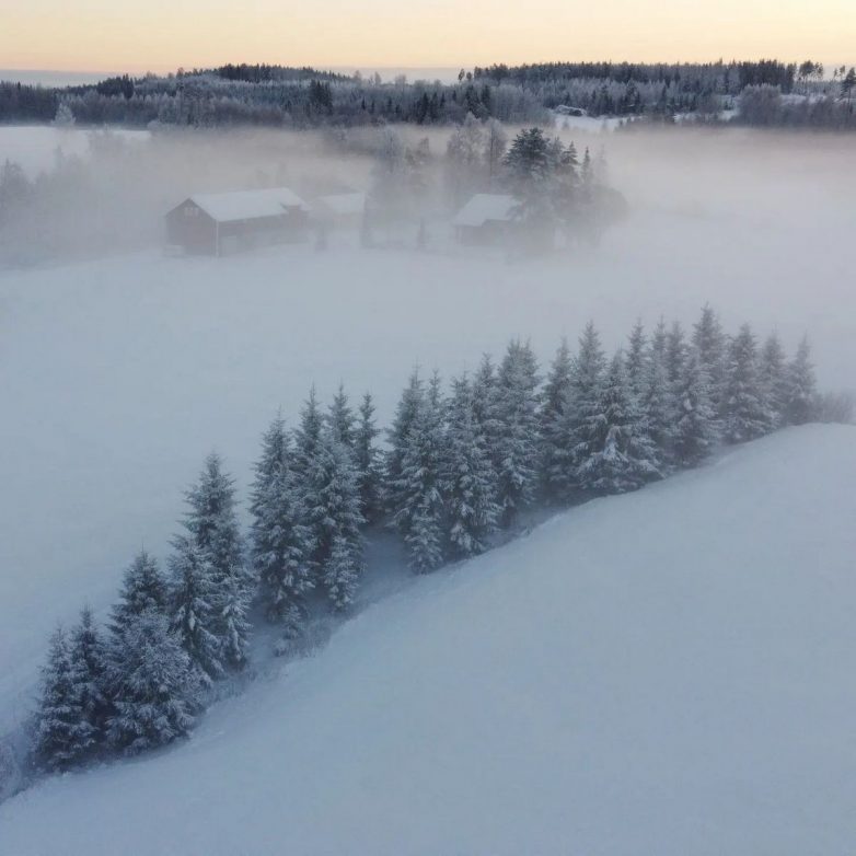 Снежный арт и красоты северных широт на фото