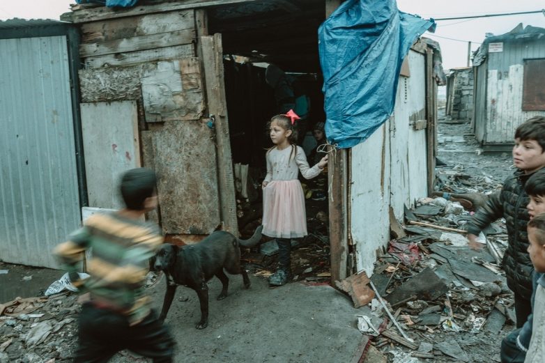 Как живёт цыганское гетто в Словакии