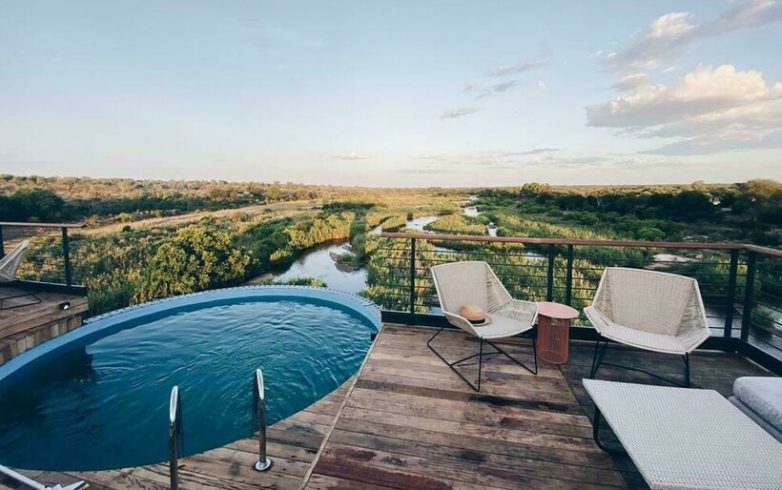 Kruger Shalati — необычный африканский отель на железнодорожном мосту посреди национального парка