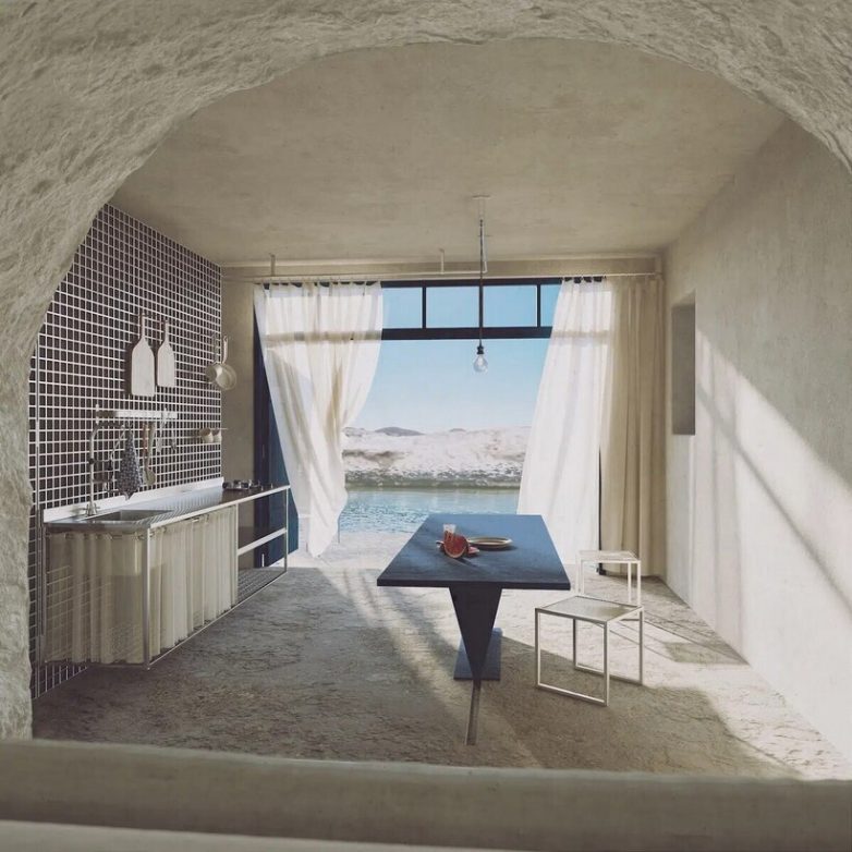 Как в Греции пещерный рыбацкий дом превратили в шикарный отель