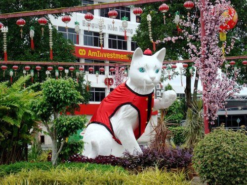 Город кошек в Малайзии