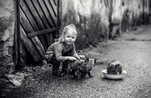 Животные и дети