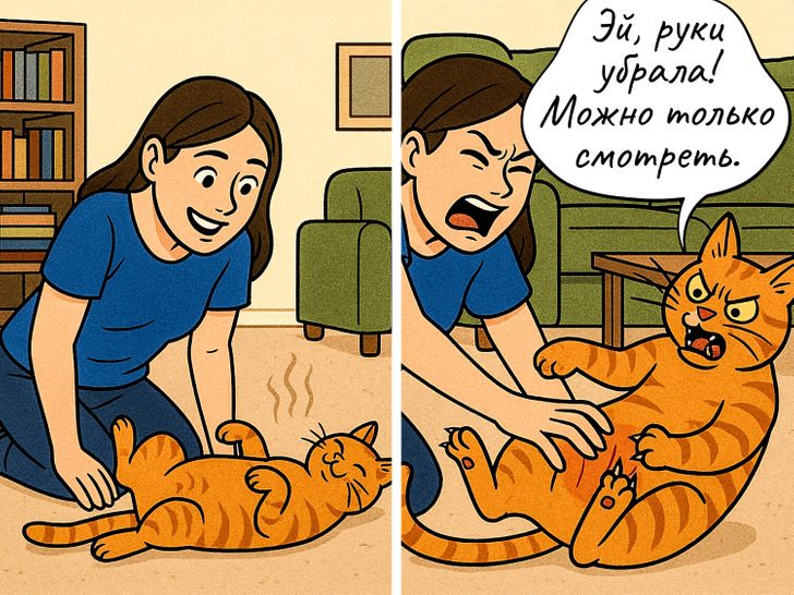 Признаки того, что ваша кошка счастлива с вами