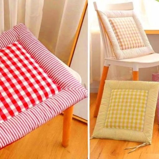 Сшить объемную подушку на стул