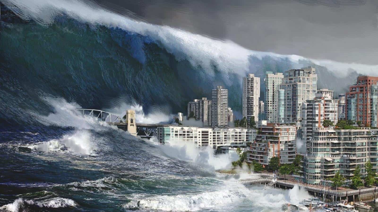 Крупные природные катастрофы. Волна 40 метров ЦУНАМИ Япония. Лос Анджелес ЦУНАМИ. ЦУНАМИ мегацунами.